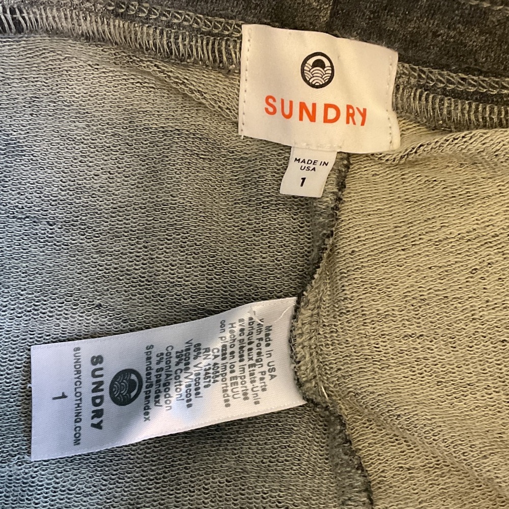 Sundry Green Camo Joggers with Red Side Piping - Picture 2 of 5